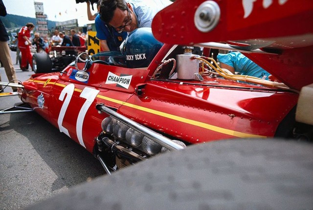 Brumm 1:43 Jacky Ickx Ferrari 312B #27 Bélgica GP fórmula 1 1970 con Brumm 1:43 Jacky Ickx Ferrari 312B #27 Bélgica GP fórmula 1 1970 con