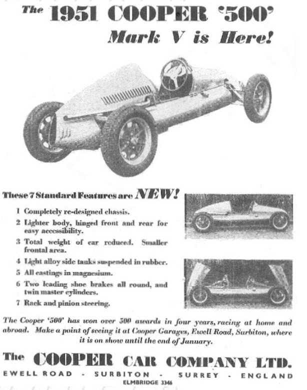 Cooper Mk5 sales ad