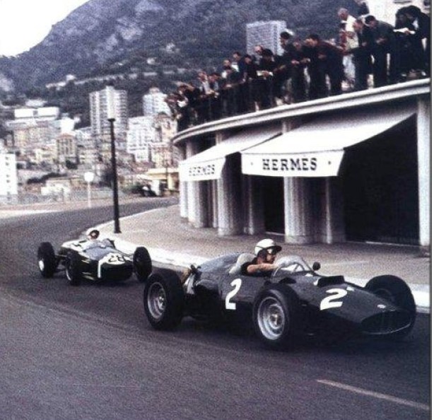 Jo Bonnier P48 BRM Monaco 1960