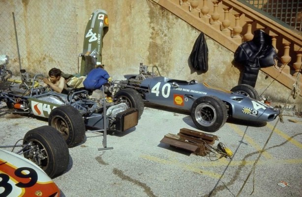 Monaco F3 pit scene 1968