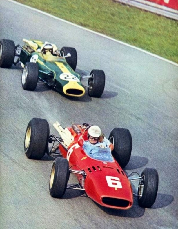 Scarfiotti and Clark Italian GP 1966