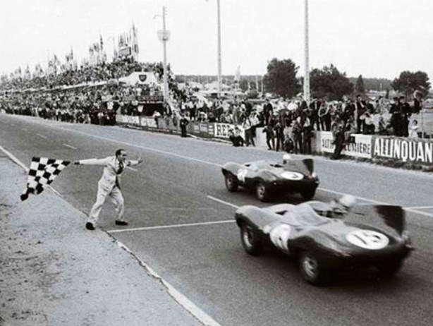 Le Mans 1957 finish
