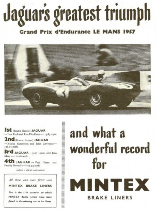Mintex 57 Le Mans ad