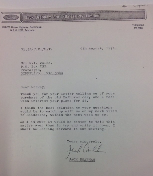 brabham letter