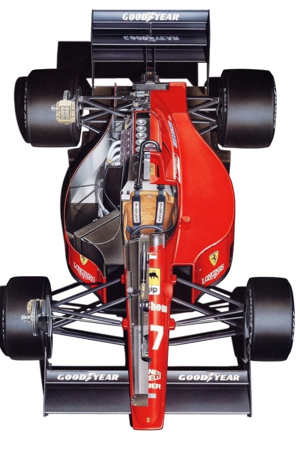 ferrari 640 cutaway
