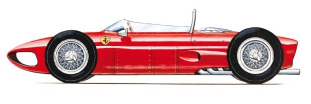 ferrari 156 drawing