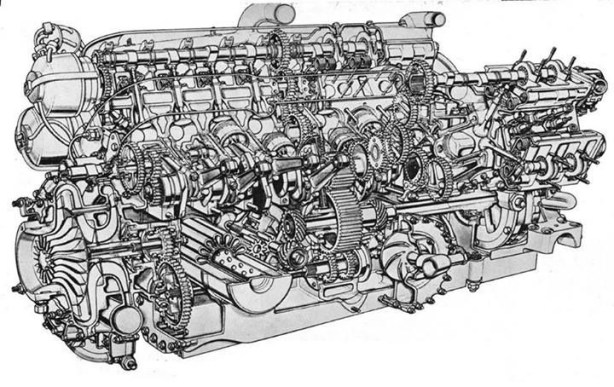 brm engine cutaway