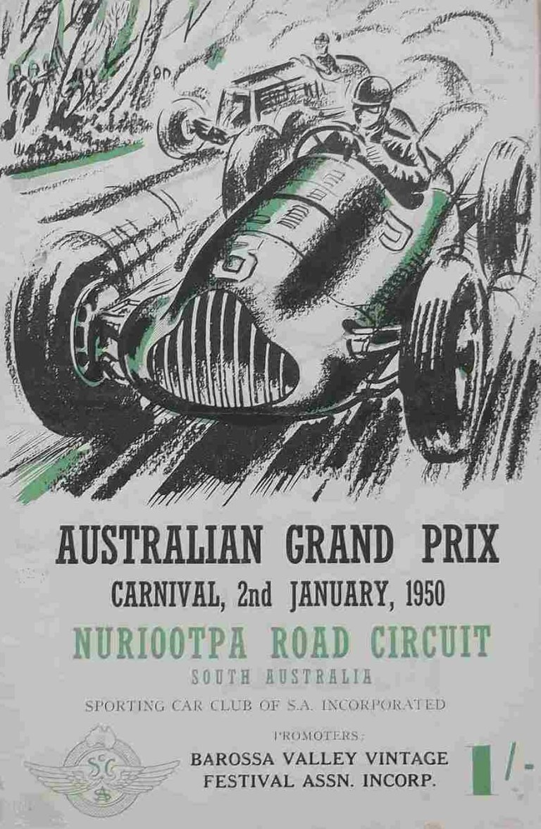 1950 Australian Grand Prix Nuriootpa, South Australia… primotipo...