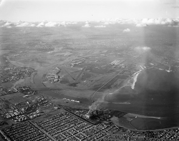 aerial with airfield