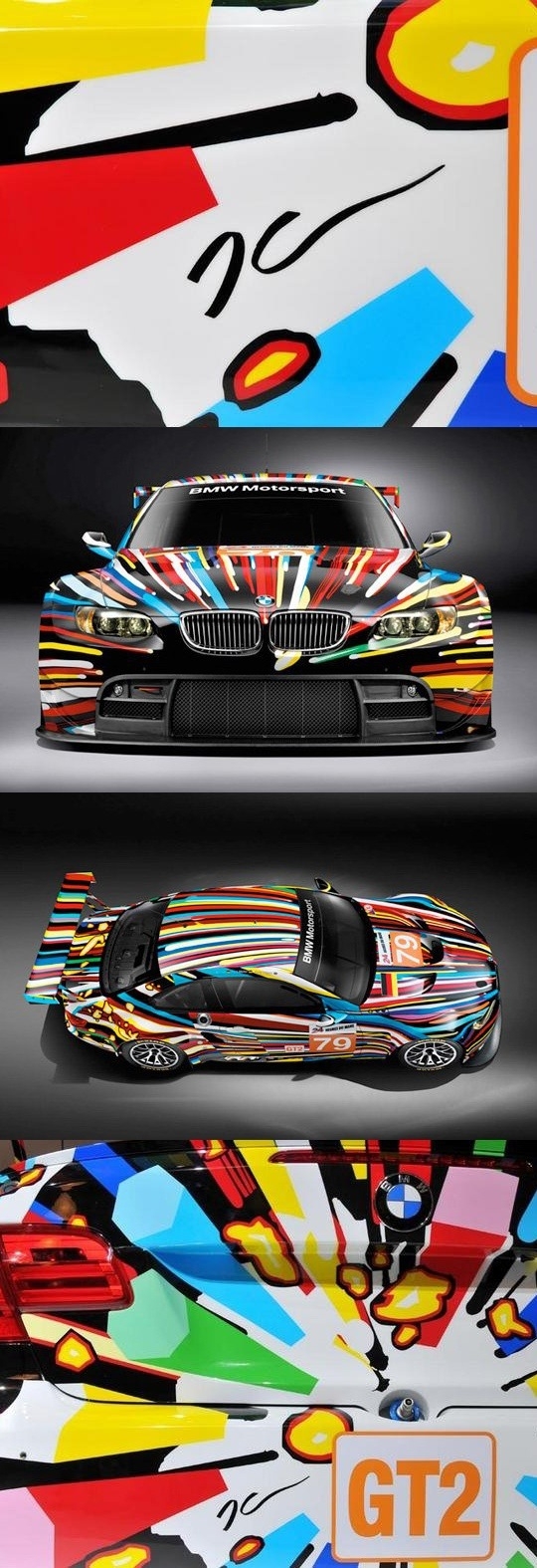 bmw modern art car