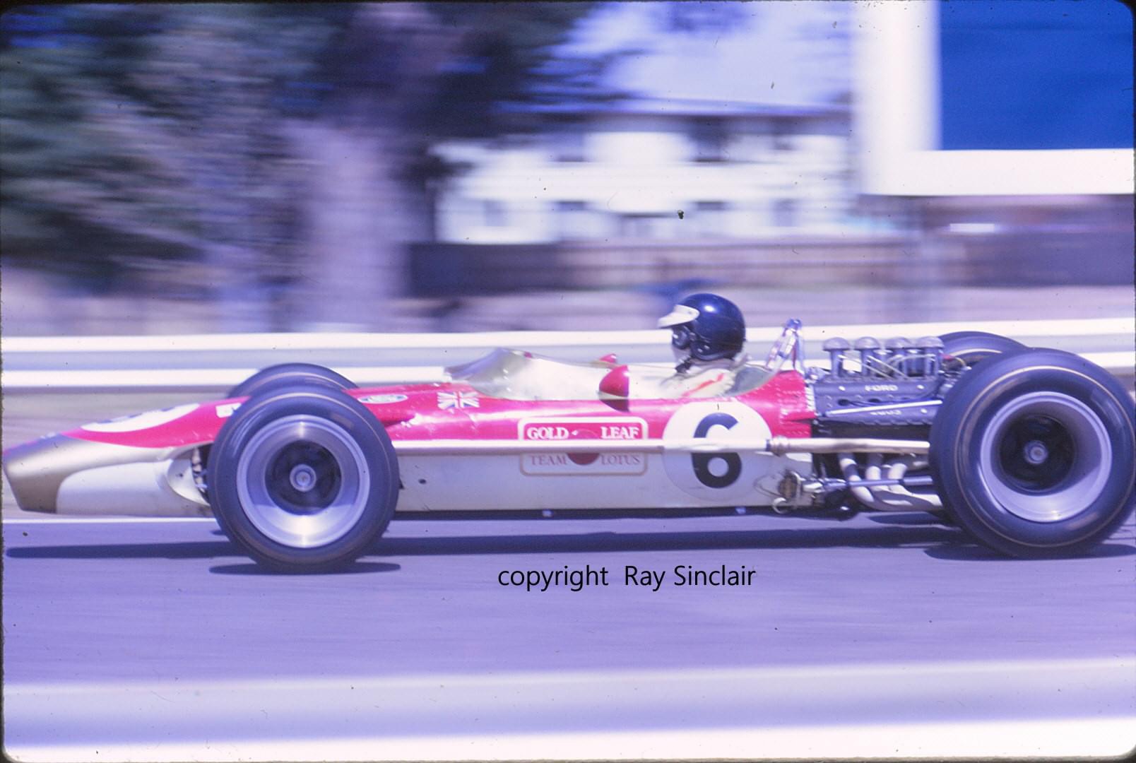 Photo Ancienne – Jim Clark, Lotus 48, Hockenheim 1968 – Collection
