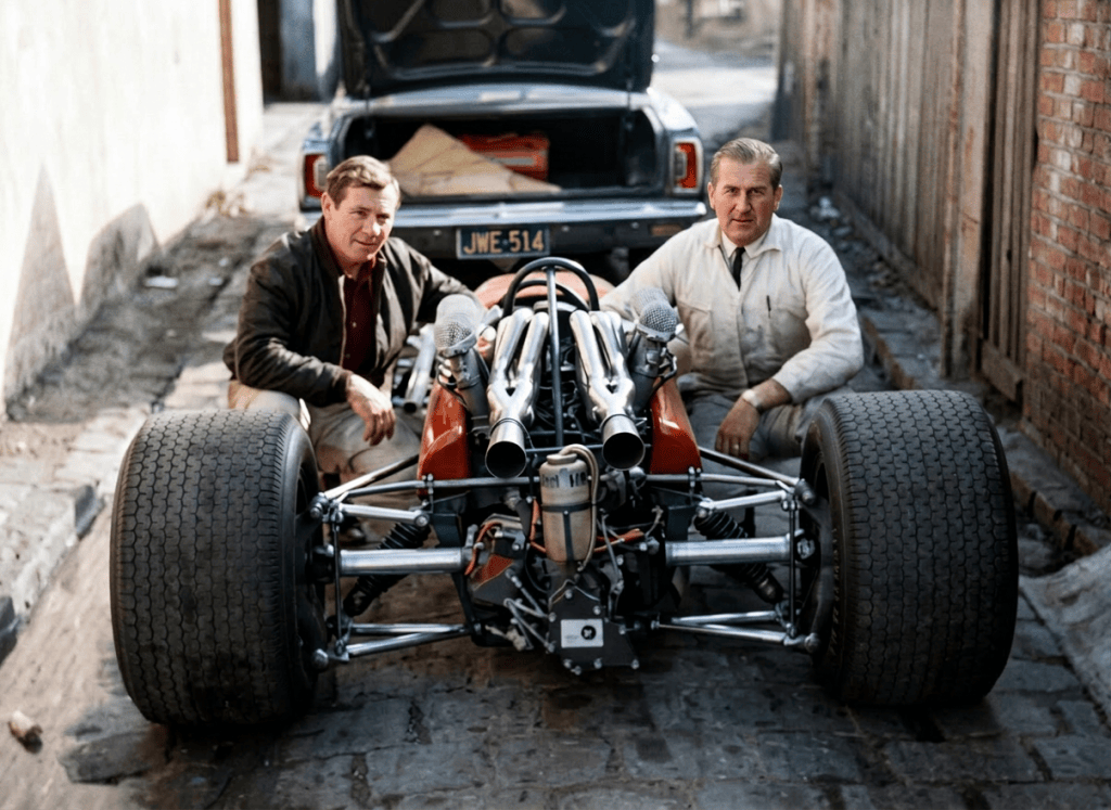 BT23E Repco Moffat JSawyer Bob Jane Racing Brunswick 1968 -BNelson-